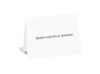 Bright White - Thank You Card and Envelope - Thermography
