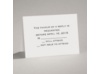 Sheer White - Response Card and Envelope