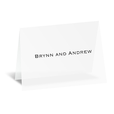 Sheer White - Thank You Card and Envelope