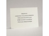 Ecru Shimmer - Reception Card