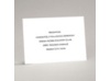 Bright White - Reception Card - Thermography