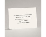 Ecru - Response Card and Envelope