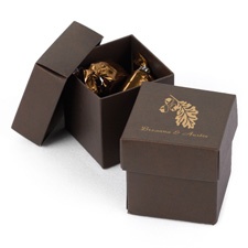 Brown Two-Piece Favor Boxes