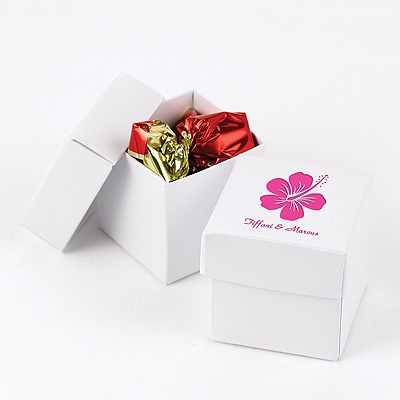Pearl Shimmer Two-Piece Favor Boxes