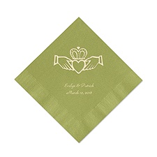 Olive Cocktail Napkin