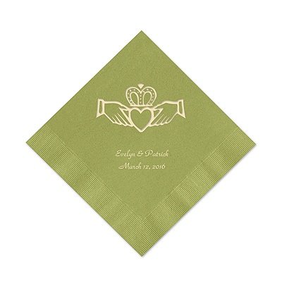 Olive Cocktail Napkin