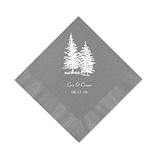 Pewter Cocktail Napkin