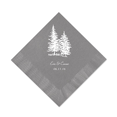 Pewter Cocktail Napkin