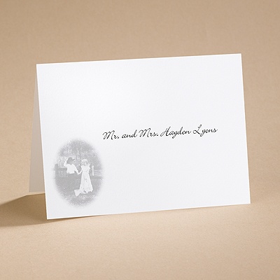 Western Childhood Sweethearts - Note Card and Envelope
