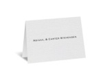 White Shimmer - Thank You Card and Envelope