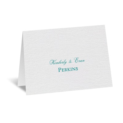 White Shimmer - Foil Note Card and Envelope