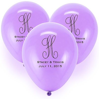 Custom Balloons - Lavender