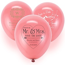 Save the Date Balloon - Rose