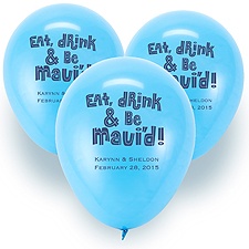 Custom Balloons - Baby Blue