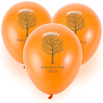 Custom Balloons - Orange