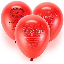 Save the Date Balloon - Red