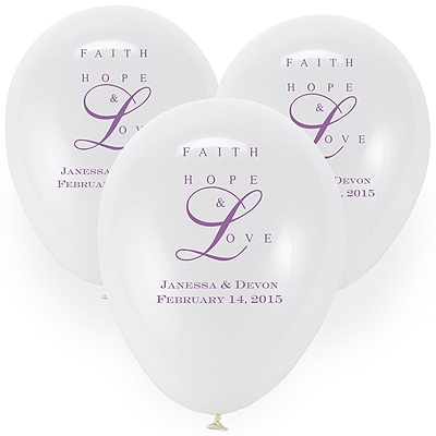 Custom Balloons - White