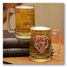 Bears NFL Glass Mug