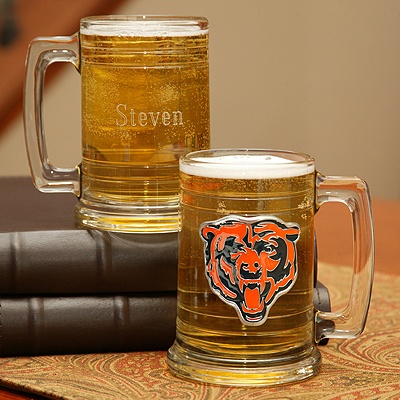 Bears NFL Glass Mug