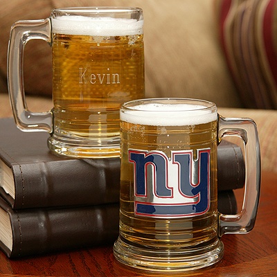 Giants NFL Glass Mug