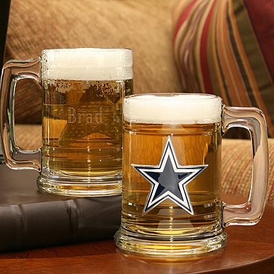 Cowboys NFL Glass Mug