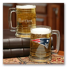 Patriots NFL Glass Mug