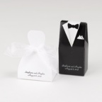 White Gown Favor Boxes
