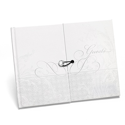 Swirling Bling Guest Book