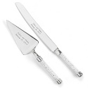 Crystal Filled Knife and Server Set
