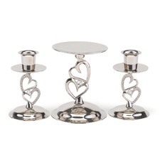 Sparkling Love Candle Stand Set