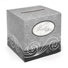 Damask Wedding Wishes Box