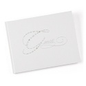 Floral Shimmer Guest Book