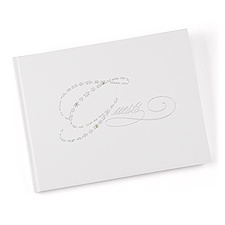 Floral Shimmer Guest Book