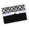 Elegant Black Damask Guest Book