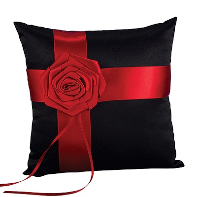 Dramatic Rose Pillow