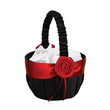 Dramatic Rose Flower Basket