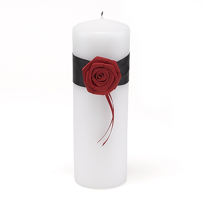 Dramatic Rose Unity Candle