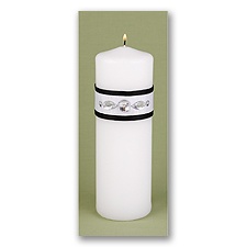 Dramatic Bling Unity Candle