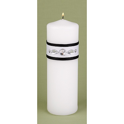 Dramatic Bling Unity Candle