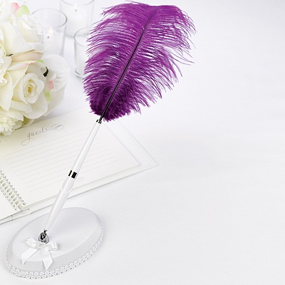 Purple Plume Pen