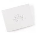 Simply Classic Guest Book - White