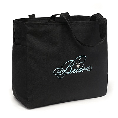 Embroidered Bride Tote Bag