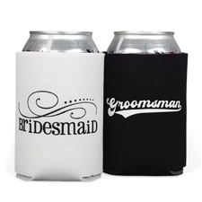 Bridesmaid and Groomsman Can Coolers