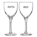 Mr. and Mrs. Wine Glasses