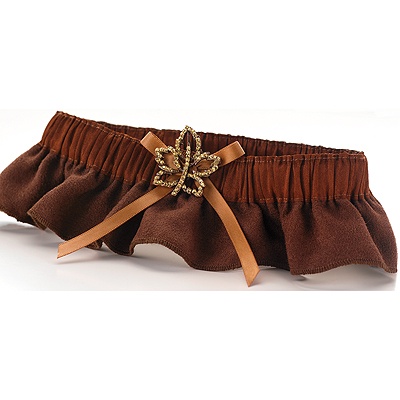 Fall Charm Wedding Garter