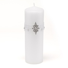 Rhinestone Elegance Unity Candle