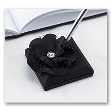 Floral Glam Pen Set - Black