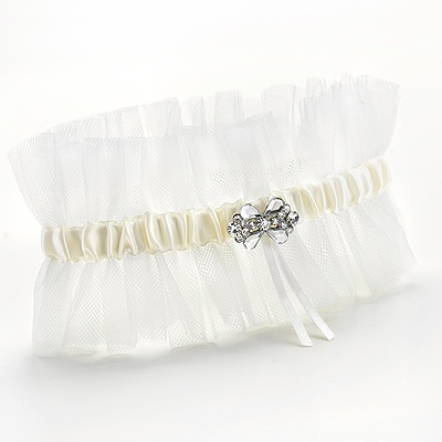 Tulle Ruffle Wedding Garter