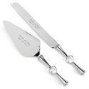 Heart Gem Knife and Server Set