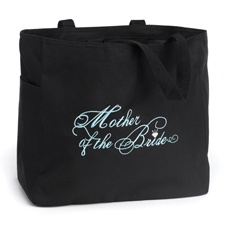 Embroidered Mother of the Bride Tote Bag